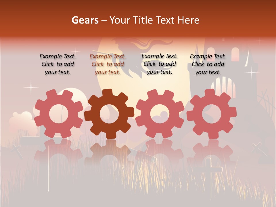 Autumn Holiday Devil PowerPoint Template