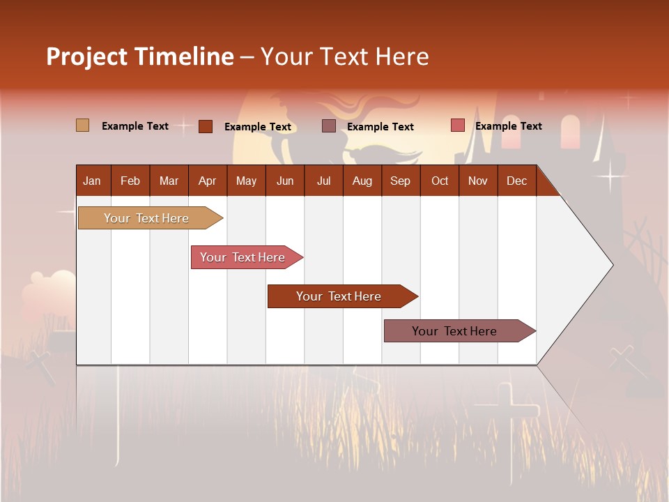 Autumn Holiday Devil PowerPoint Template