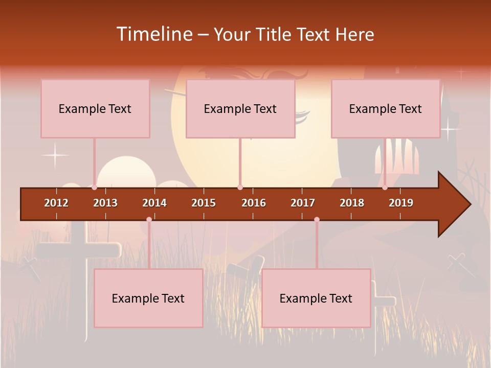 Autumn Holiday Devil PowerPoint Template