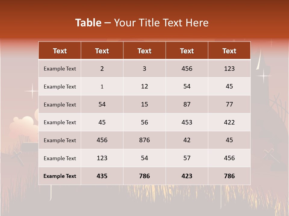 Autumn Holiday Devil PowerPoint Template