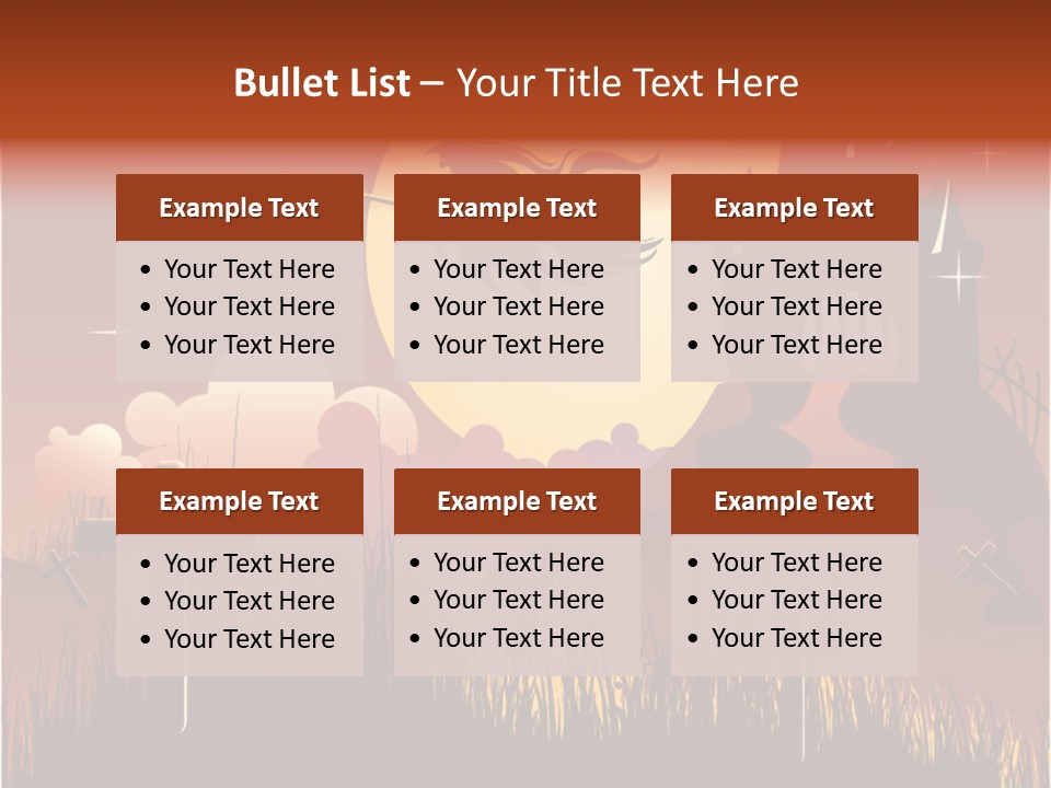 Autumn Holiday Devil PowerPoint Template