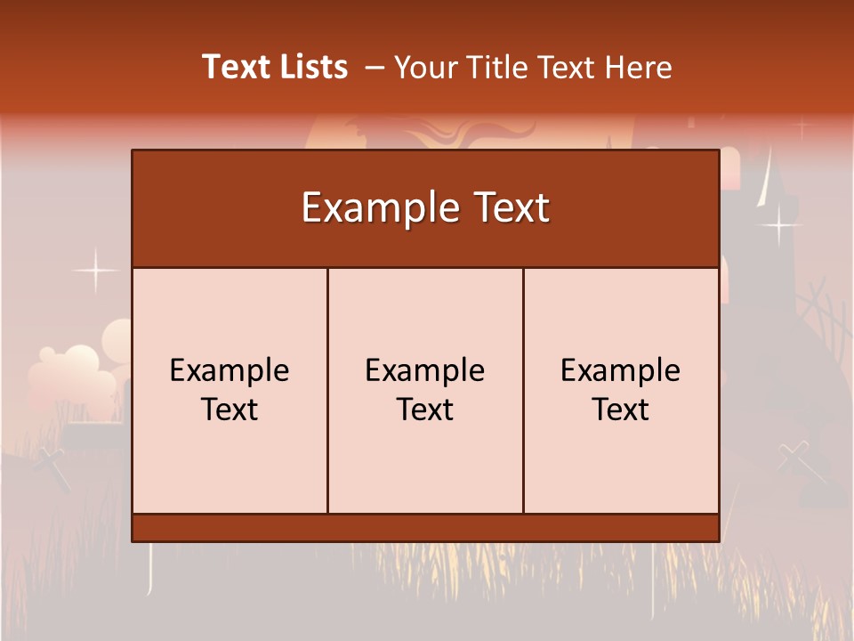 Autumn Holiday Devil PowerPoint Template