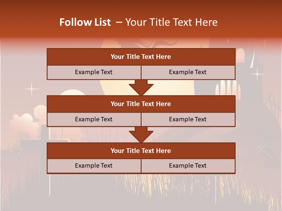 Autumn Holiday Devil PowerPoint Template