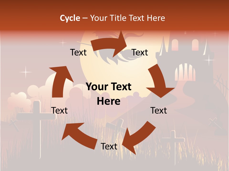 Autumn Holiday Devil PowerPoint Template