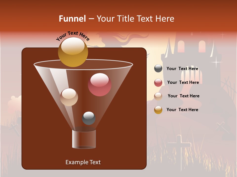 Autumn Holiday Devil PowerPoint Template