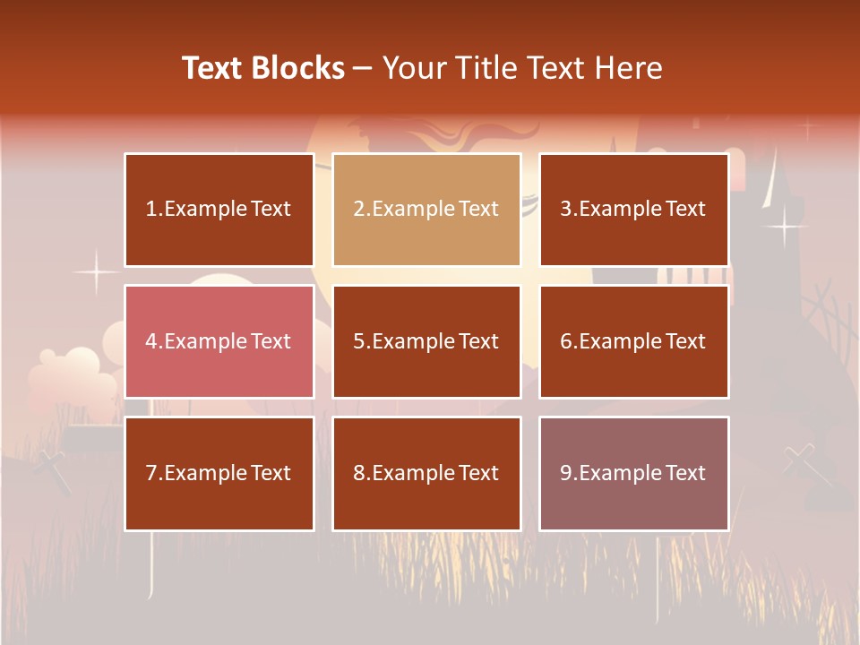 Autumn Holiday Devil PowerPoint Template