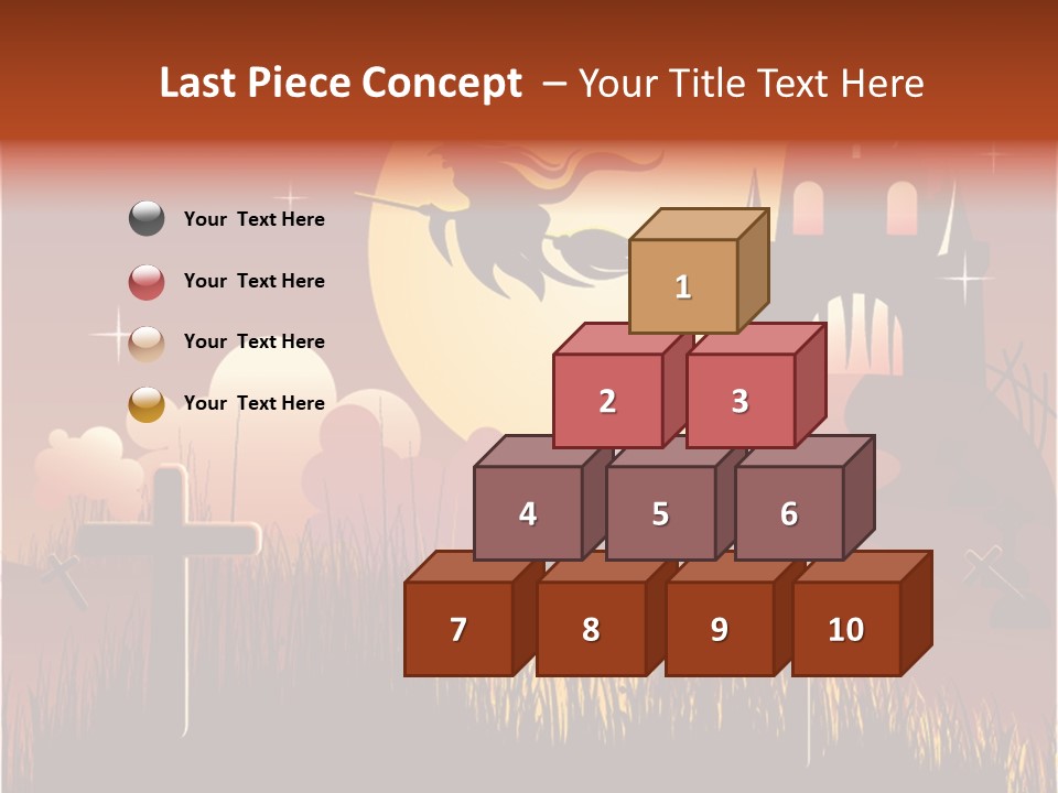 Autumn Holiday Devil PowerPoint Template