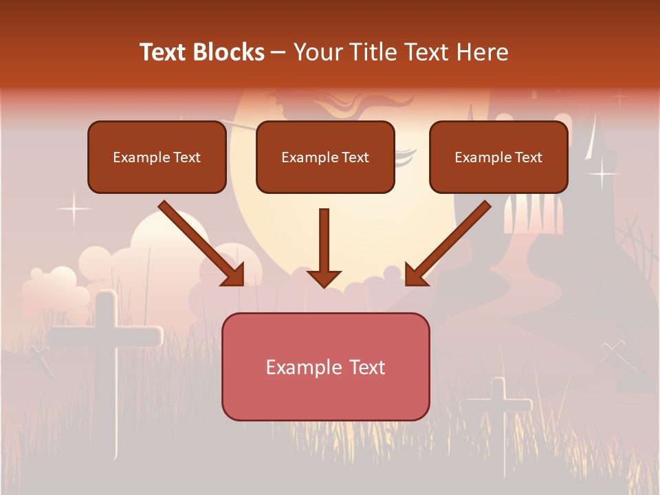 Autumn Holiday Devil PowerPoint Template