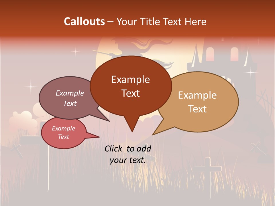 Autumn Holiday Devil PowerPoint Template