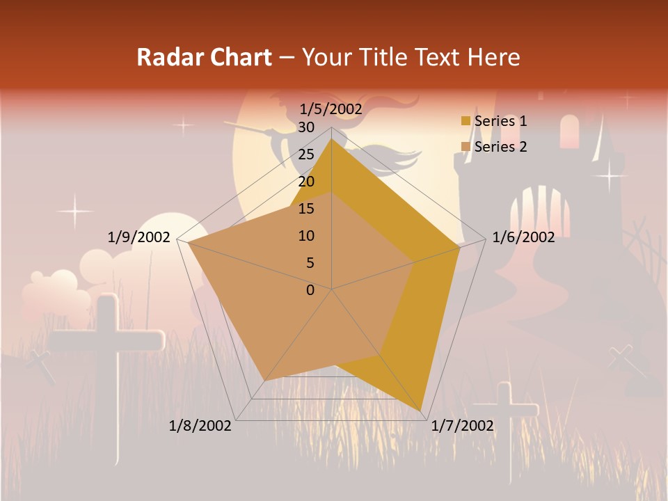 Autumn Holiday Devil PowerPoint Template