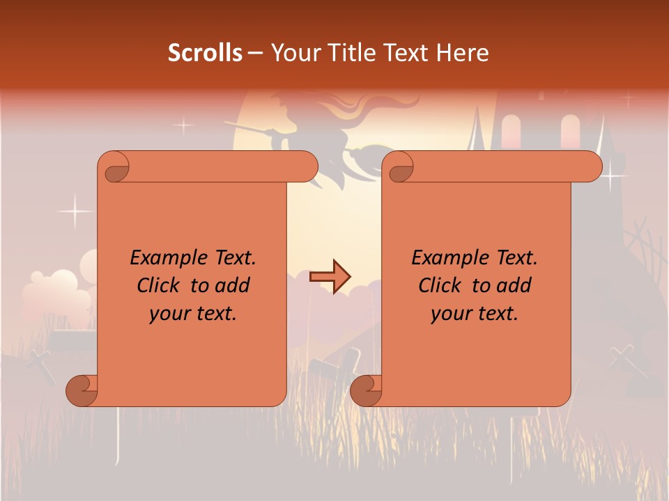 Autumn Holiday Devil PowerPoint Template