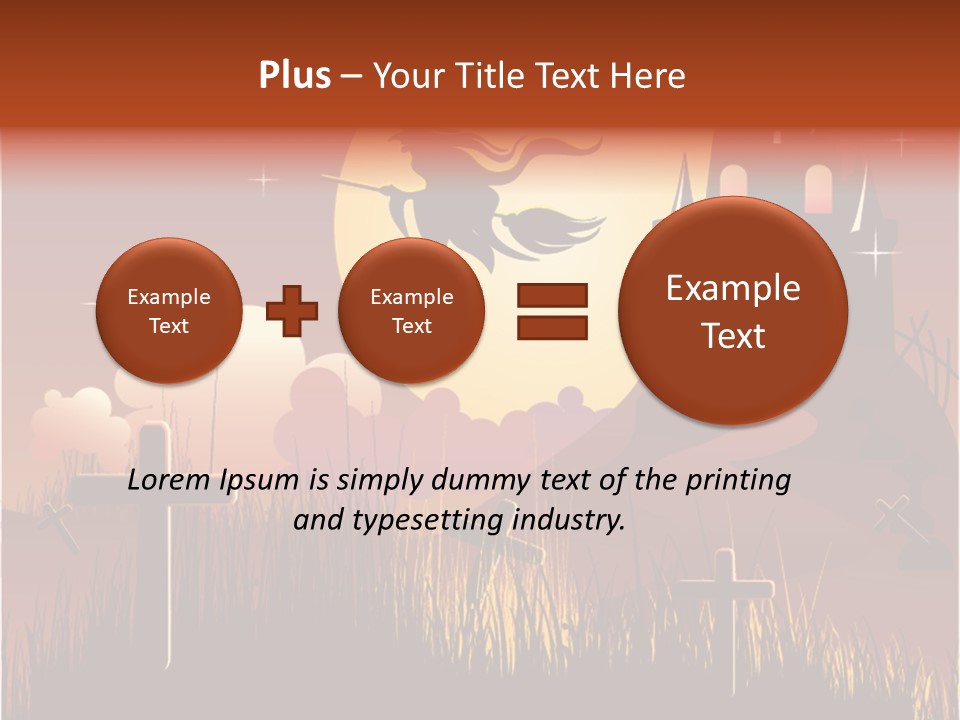 Autumn Holiday Devil PowerPoint Template