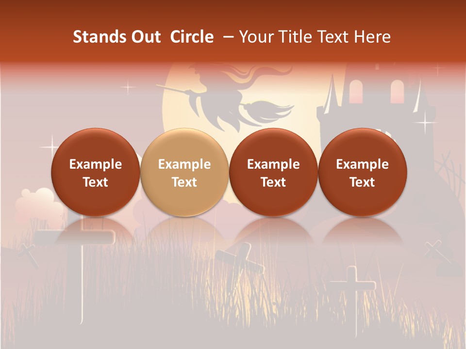 Autumn Holiday Devil PowerPoint Template