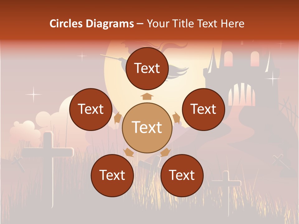 Autumn Holiday Devil PowerPoint Template