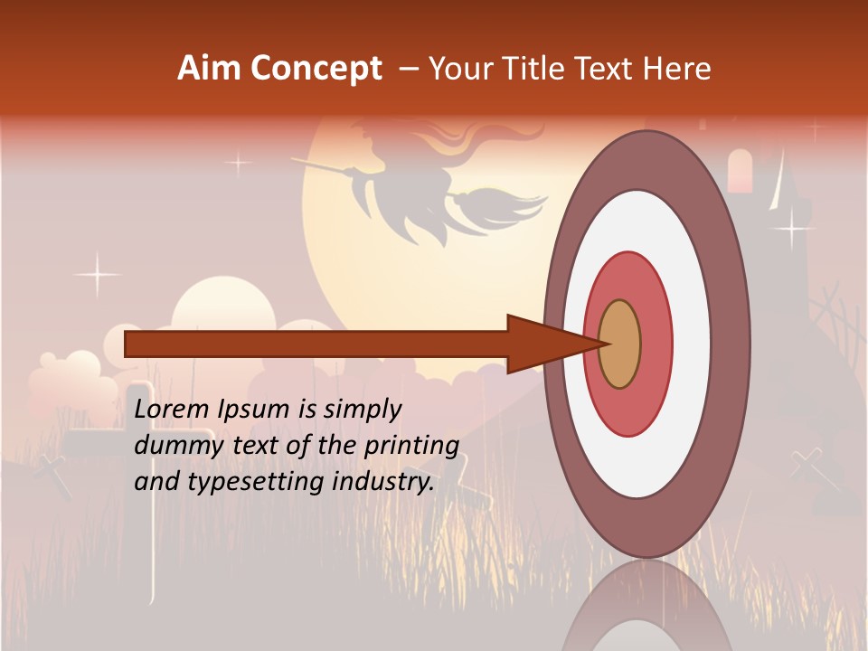 Autumn Holiday Devil PowerPoint Template