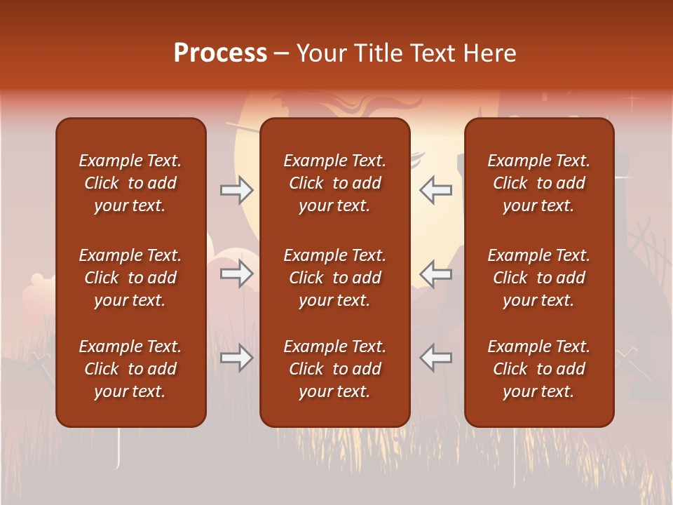 Autumn Holiday Devil PowerPoint Template
