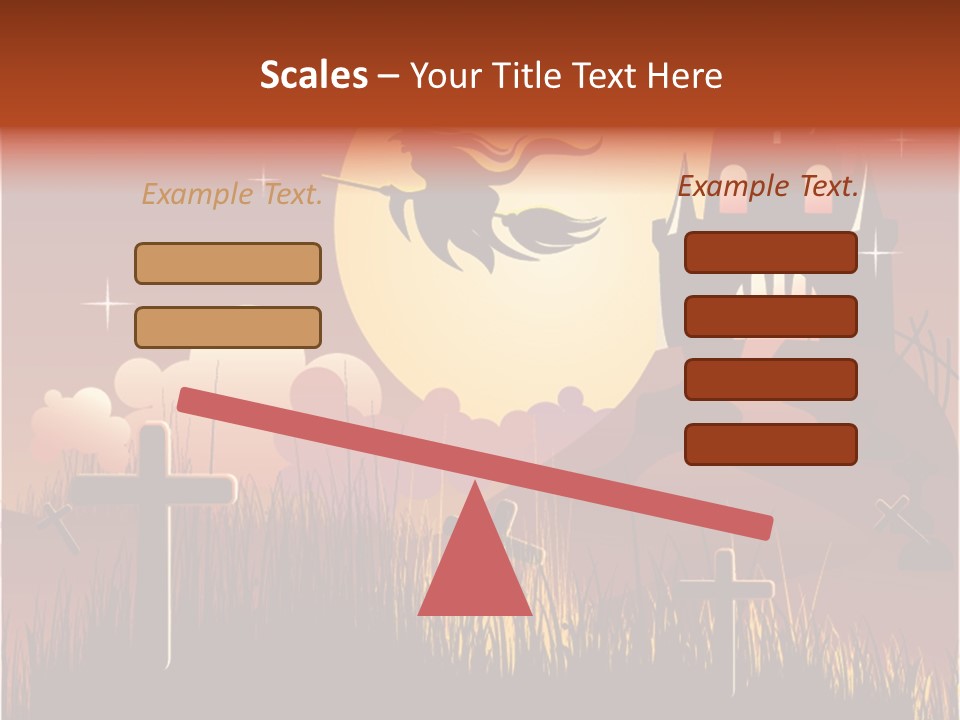 Autumn Holiday Devil PowerPoint Template