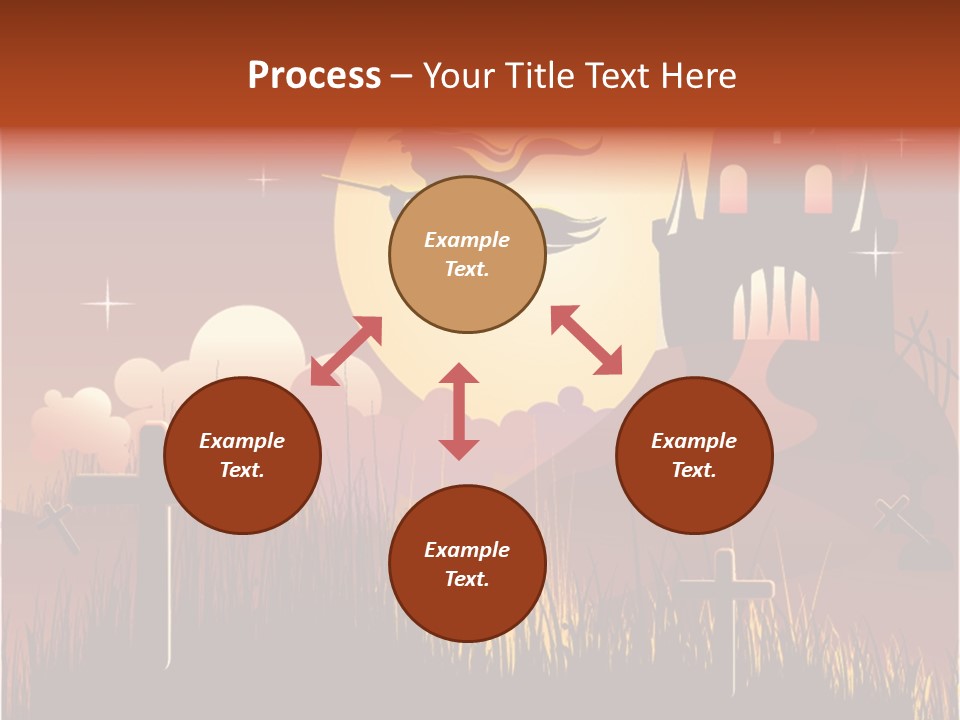 Autumn Holiday Devil PowerPoint Template
