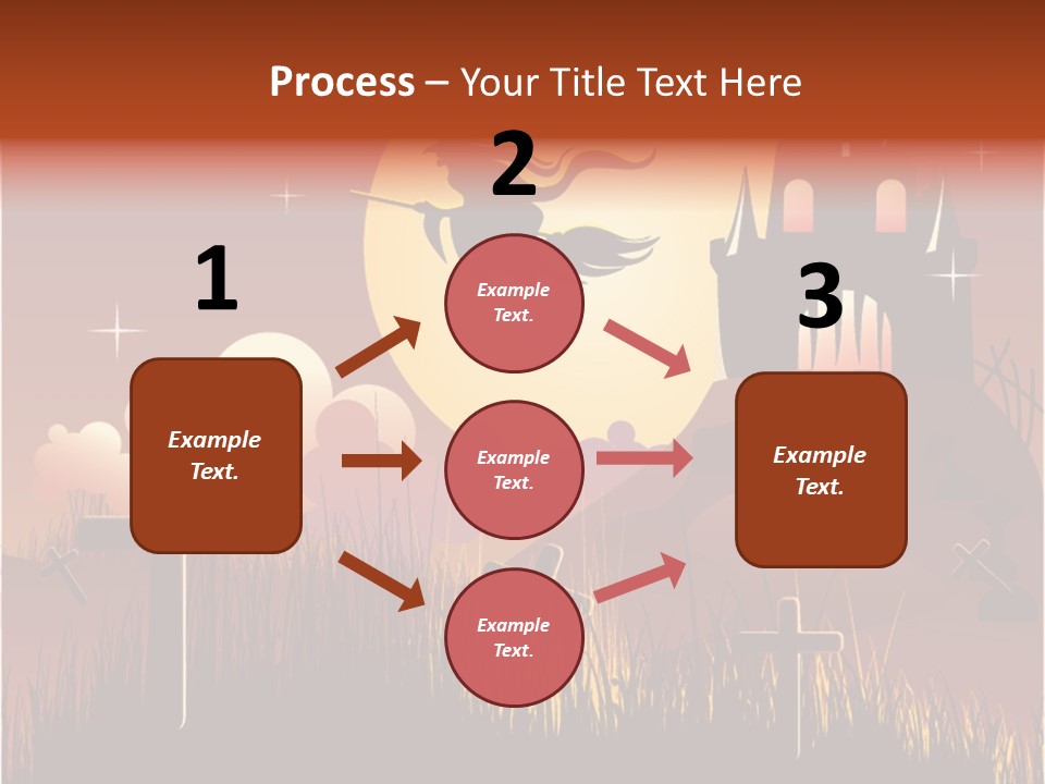 Autumn Holiday Devil PowerPoint Template