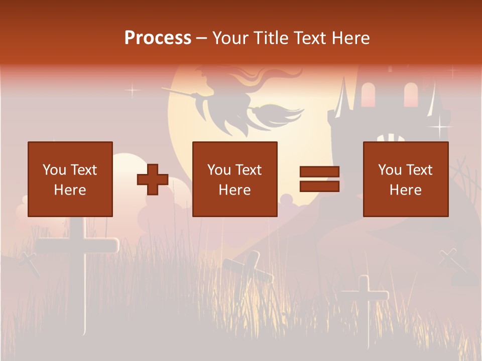 Autumn Holiday Devil PowerPoint Template