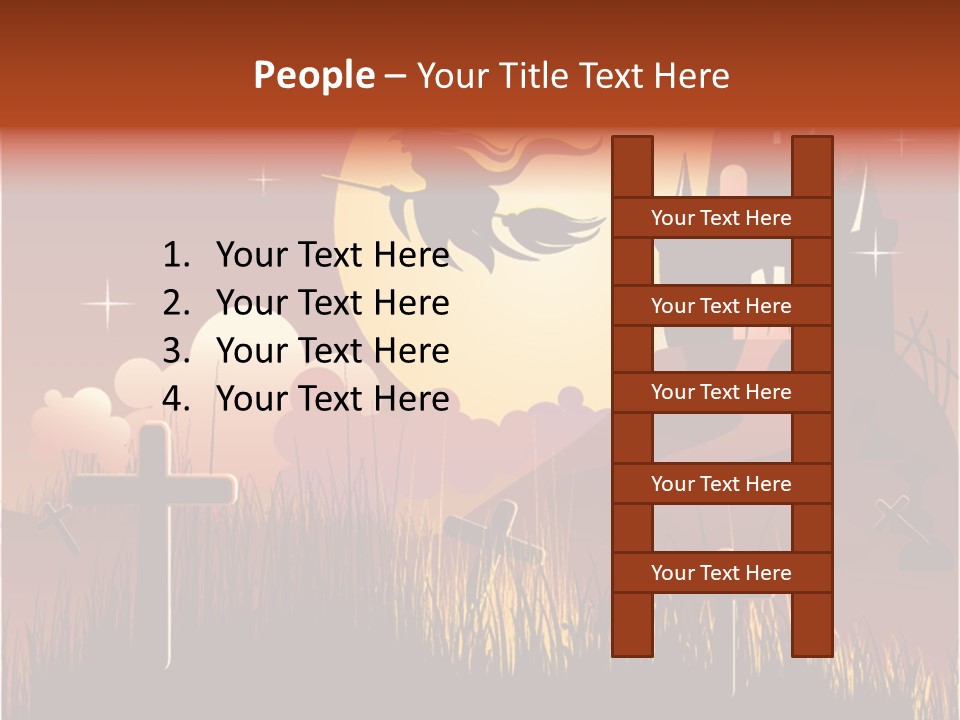 Autumn Holiday Devil PowerPoint Template
