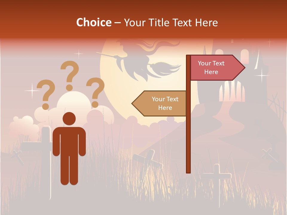 Autumn Holiday Devil PowerPoint Template