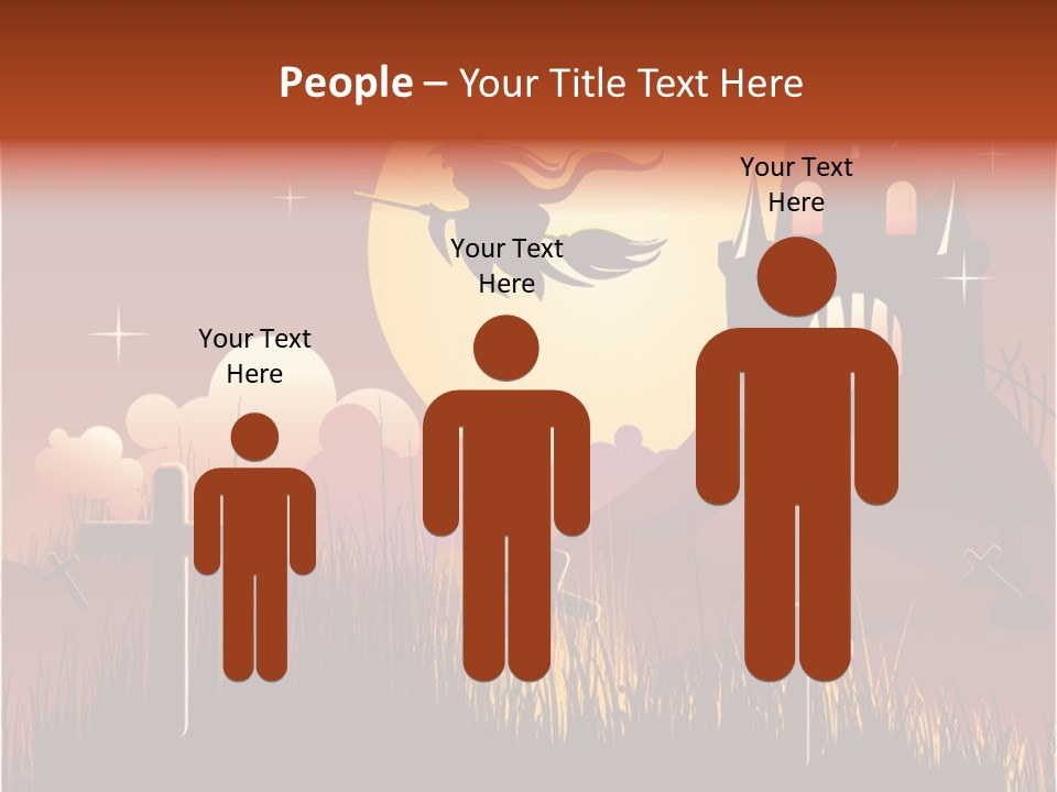 Autumn Holiday Devil PowerPoint Template