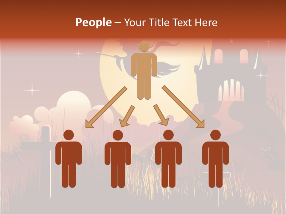 Autumn Holiday Devil PowerPoint Template