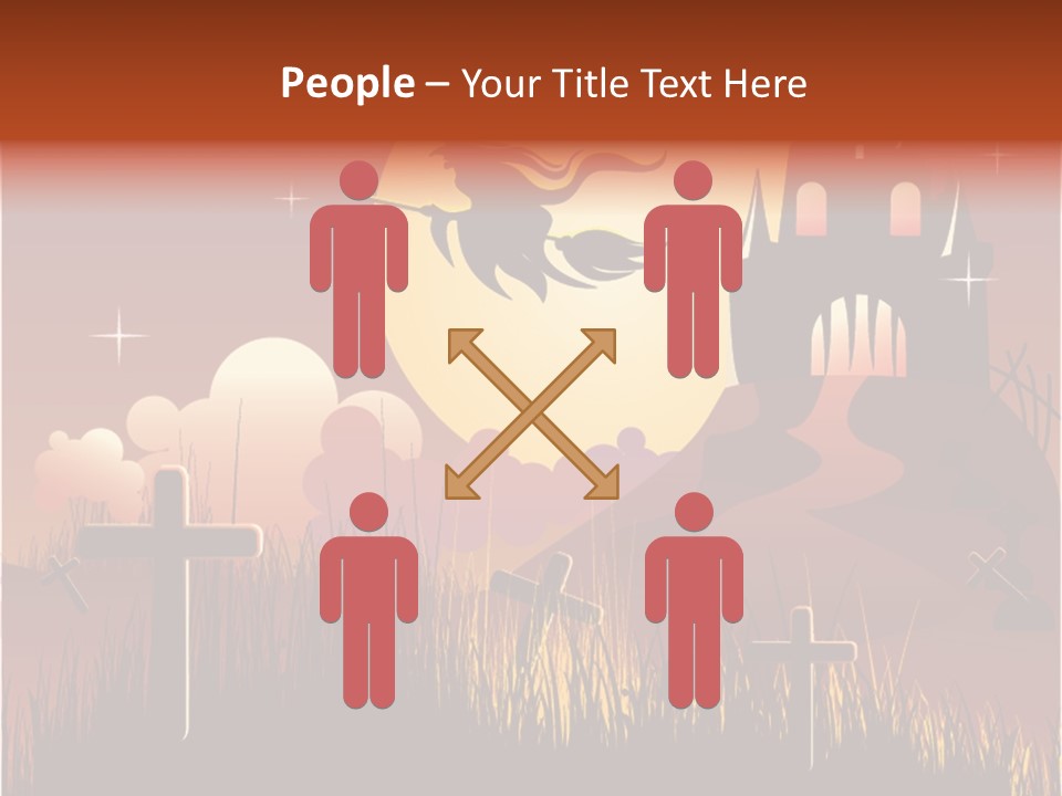 Autumn Holiday Devil PowerPoint Template