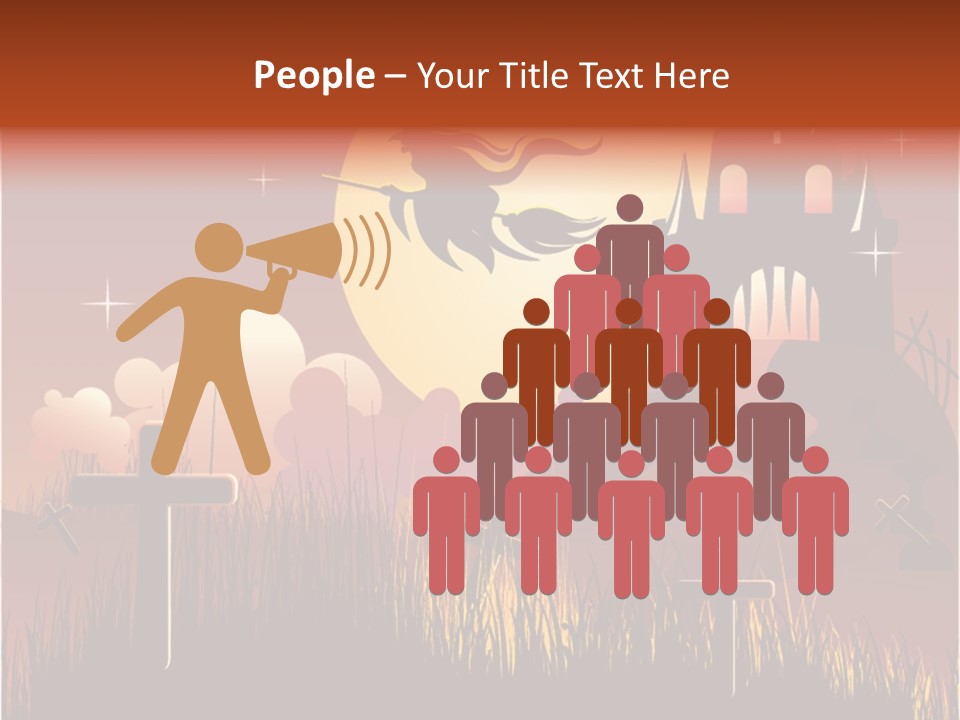 Autumn Holiday Devil PowerPoint Template