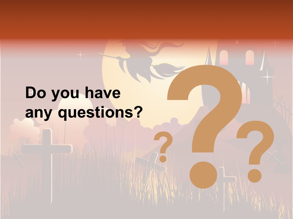 Autumn Holiday Devil PowerPoint Template