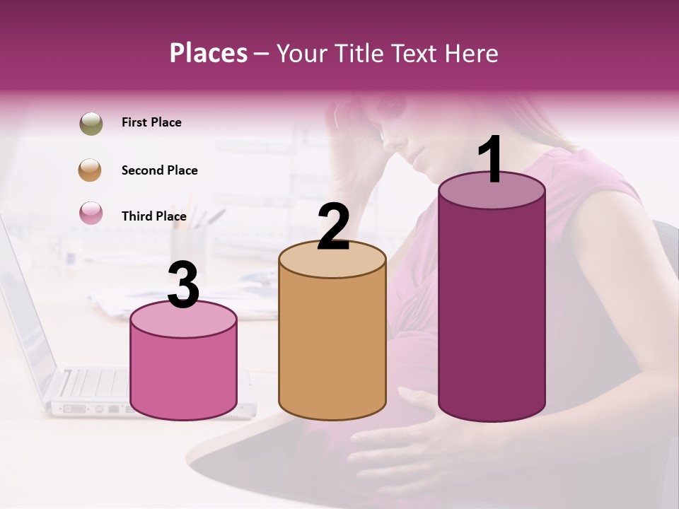 Bump Person Maternity PowerPoint Template