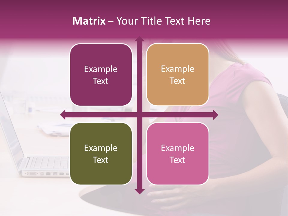 Bump Person Maternity PowerPoint Template