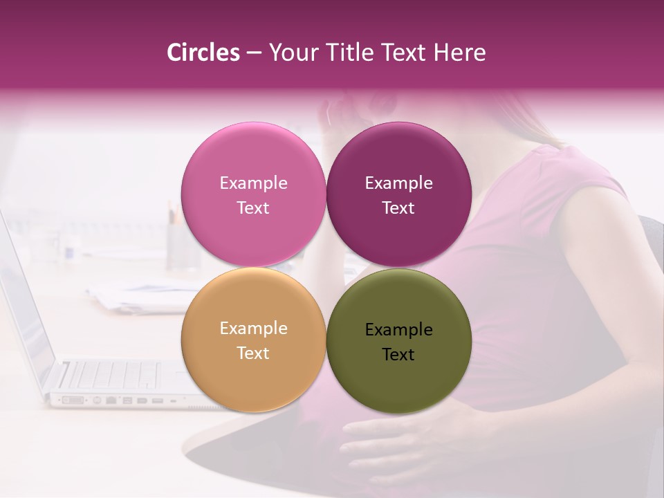 Bump Person Maternity PowerPoint Template