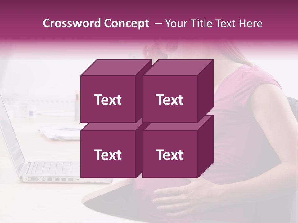 Bump Person Maternity PowerPoint Template