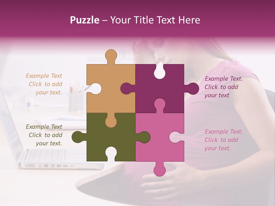Bump Person Maternity PowerPoint Template
