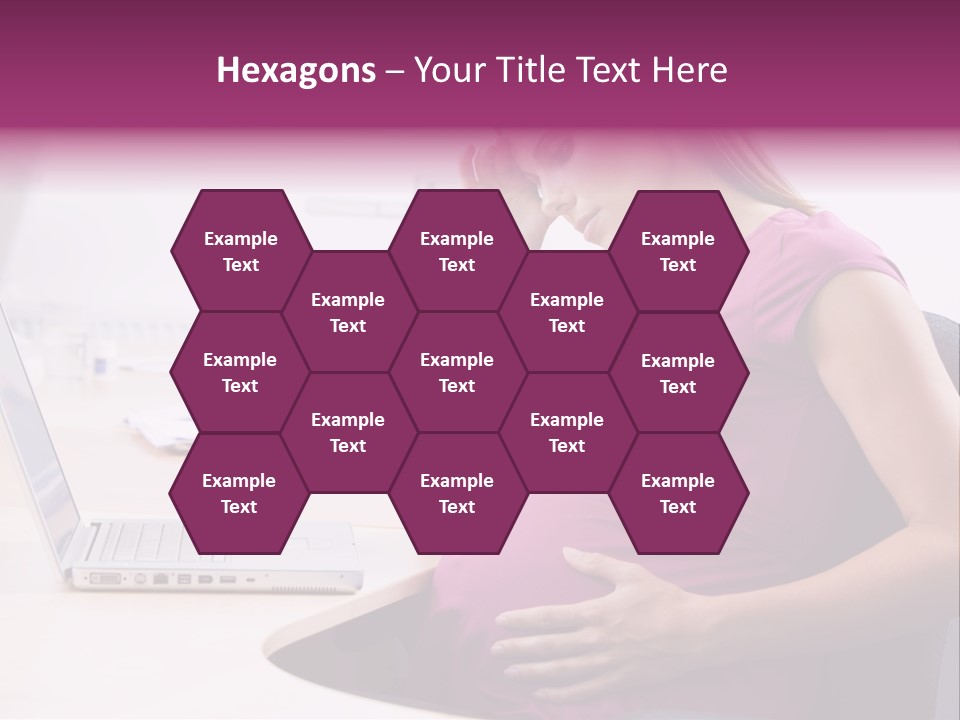 Bump Person Maternity PowerPoint Template