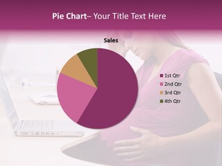 Bump Person Maternity PowerPoint Template