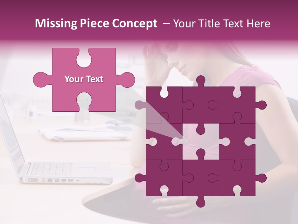 Bump Person Maternity PowerPoint Template