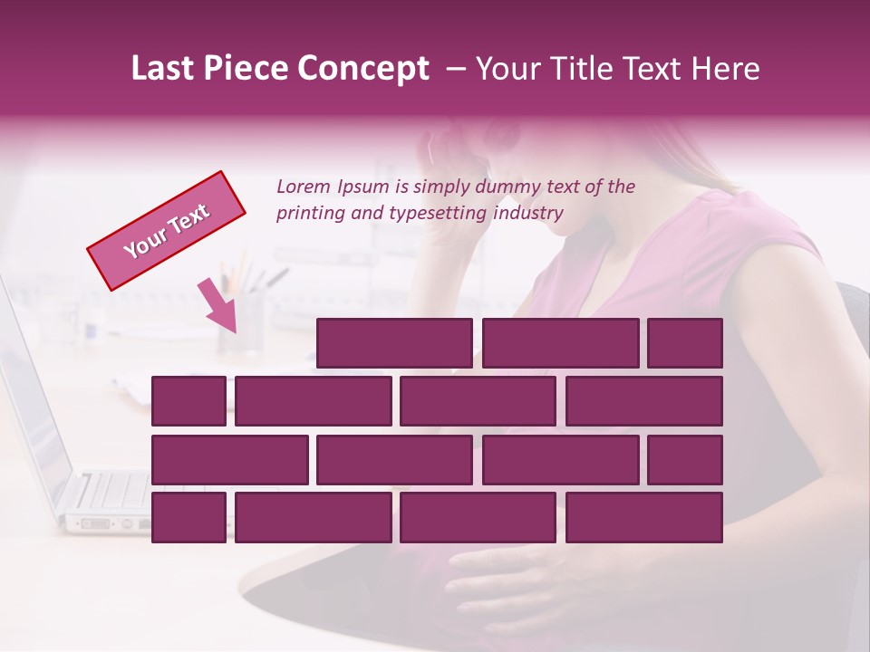 Bump Person Maternity PowerPoint Template