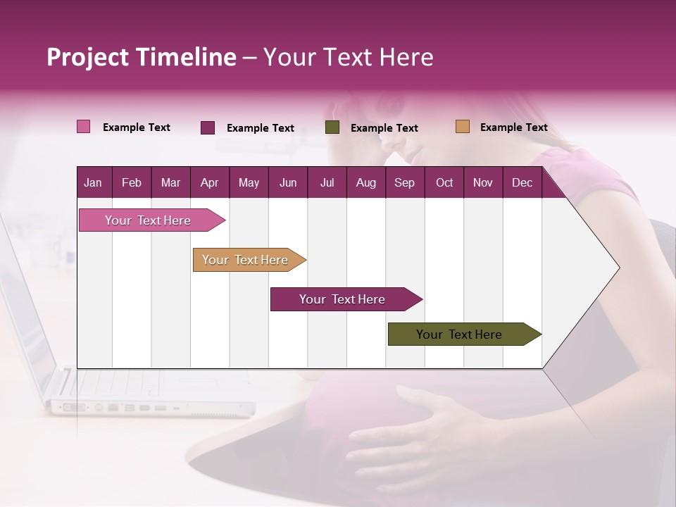 Bump Person Maternity PowerPoint Template