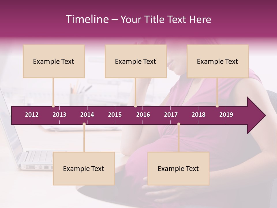 Bump Person Maternity PowerPoint Template