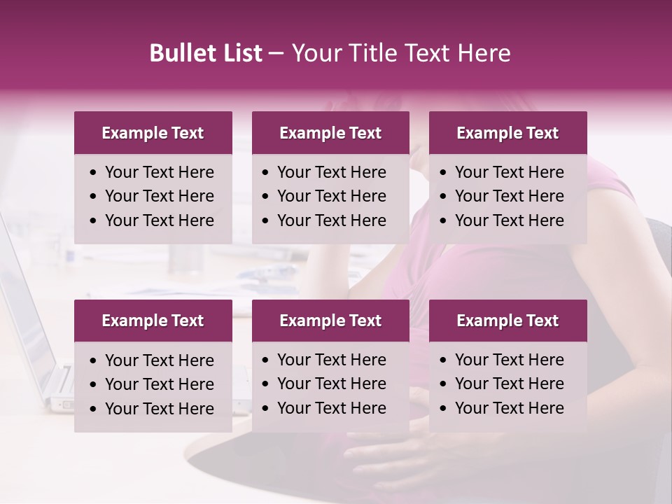 Bump Person Maternity PowerPoint Template