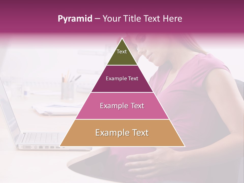 Bump Person Maternity PowerPoint Template