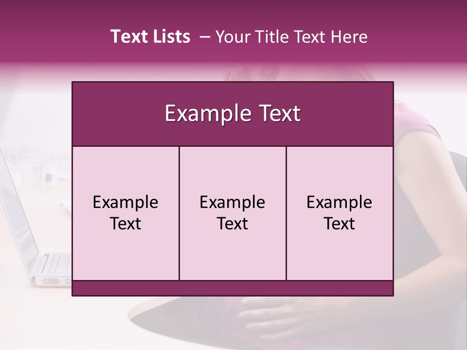 Bump Person Maternity PowerPoint Template