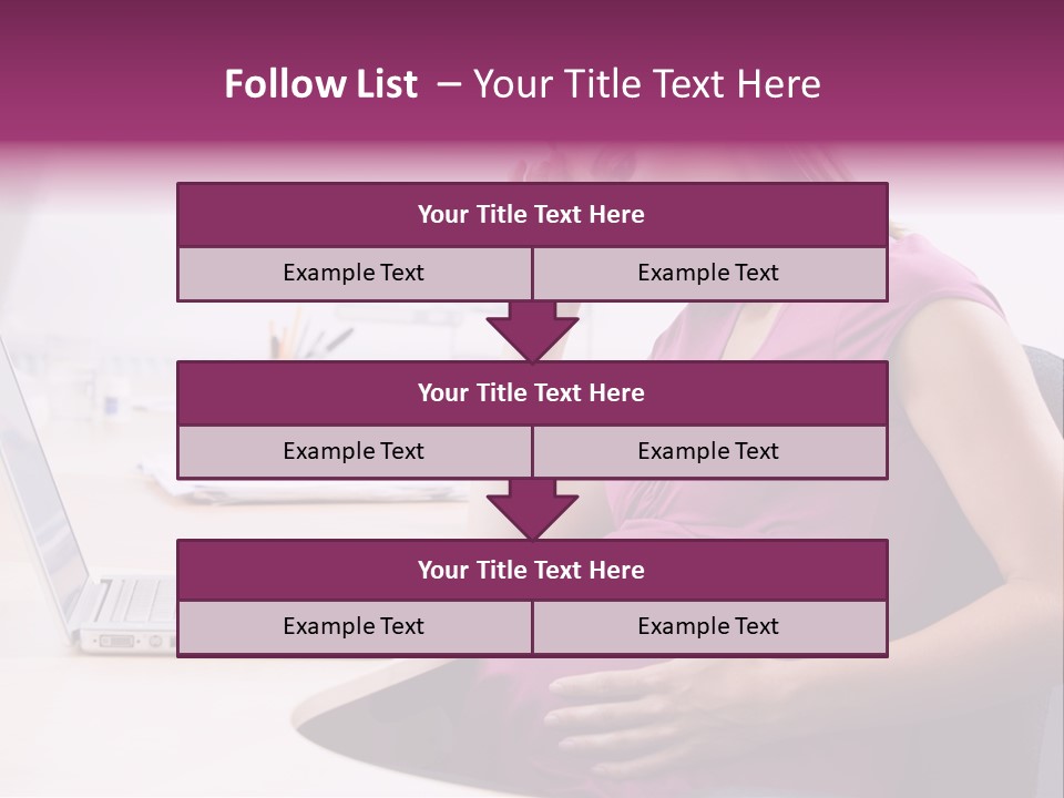 Bump Person Maternity PowerPoint Template
