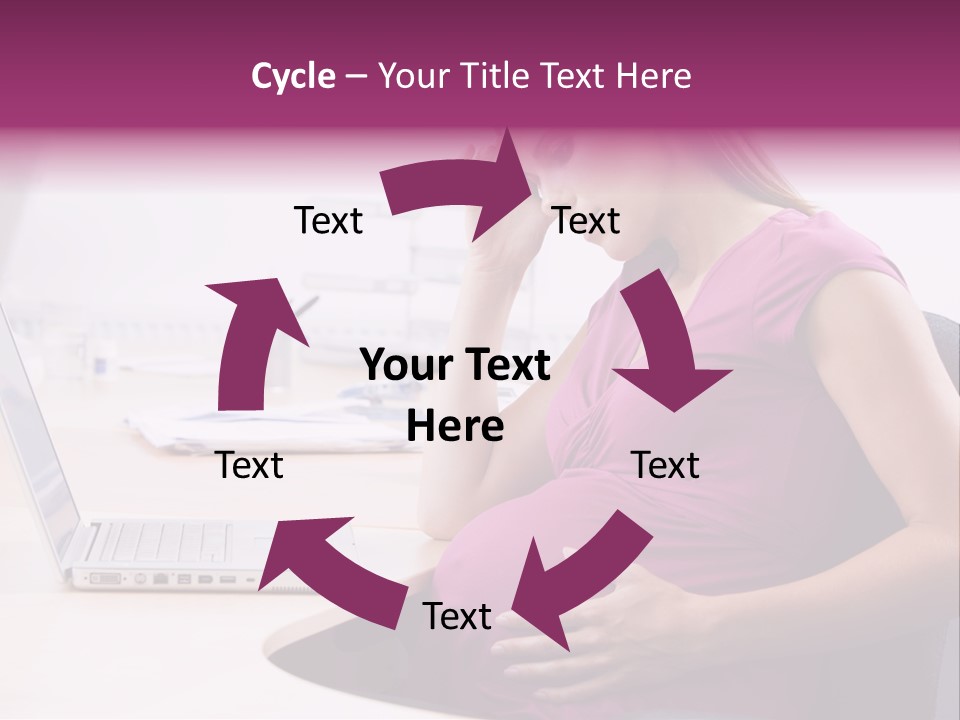 Bump Person Maternity PowerPoint Template