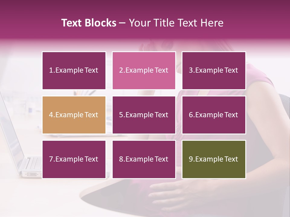 Bump Person Maternity PowerPoint Template