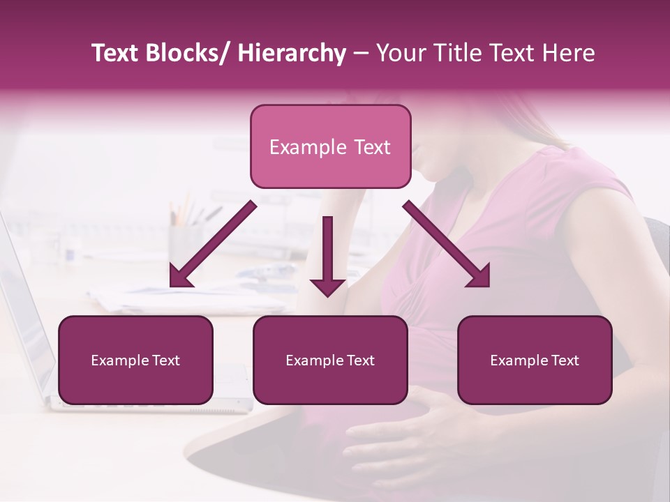 Bump Person Maternity PowerPoint Template