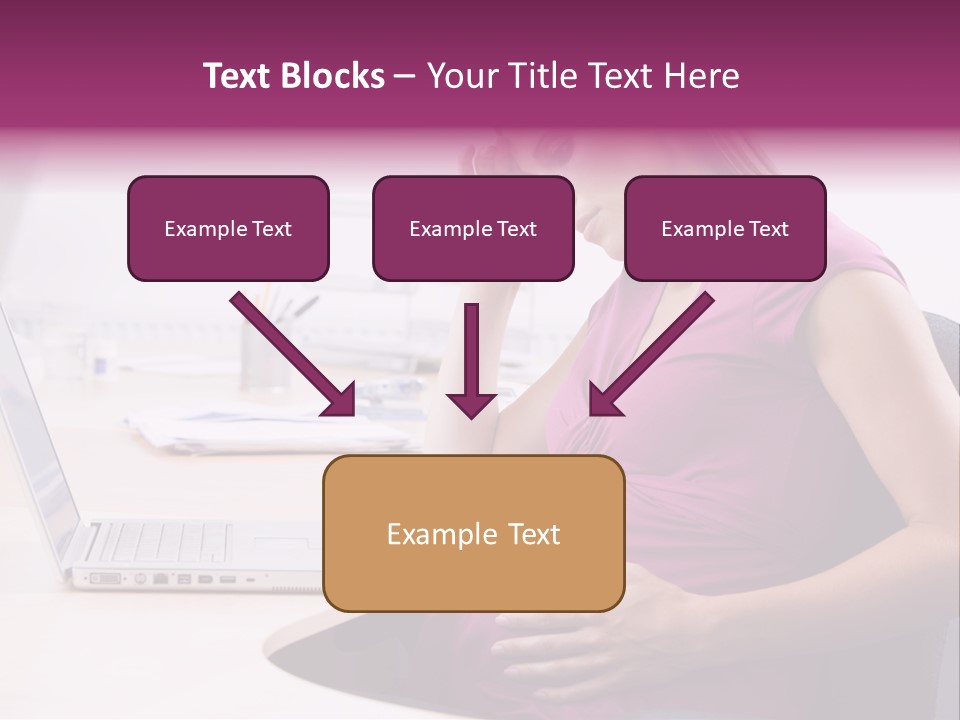 Bump Person Maternity PowerPoint Template
